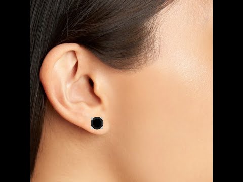 Rough Black Diamond Stud Earrings – Gaia's Candy